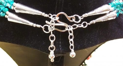 Judy Larson's Traditional Southwest Style Hook Closures  - , Findings & Components, Toggles & Clasps, Earwire & Headpin, Dapping, Dapping Jewelry, Forging, Forging Jewelry, Jewelry Forging, Butane Torch, Soldering, Solder, Version One and Two Hooks In Use